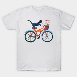 Cat Issis rides T-Shirt